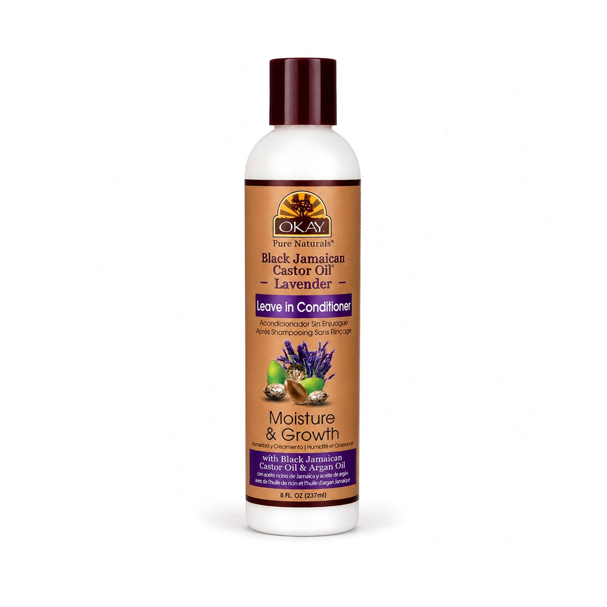OKAY Pure Naturals Black Jamaican Castor Oil & Lavender Leave in