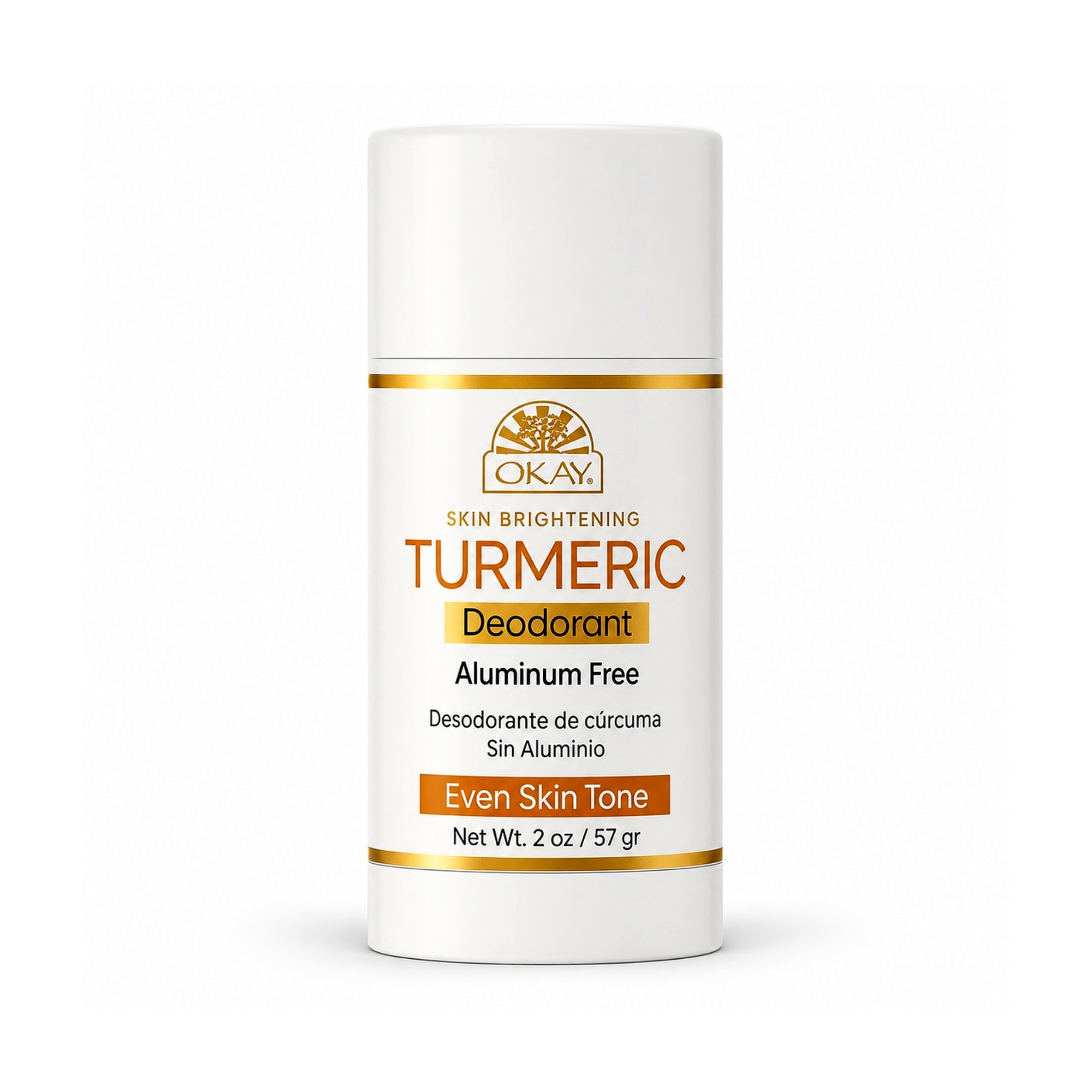 OKAY Turmeric Aluminum Free Deodorant - 2 oz / 57 gr