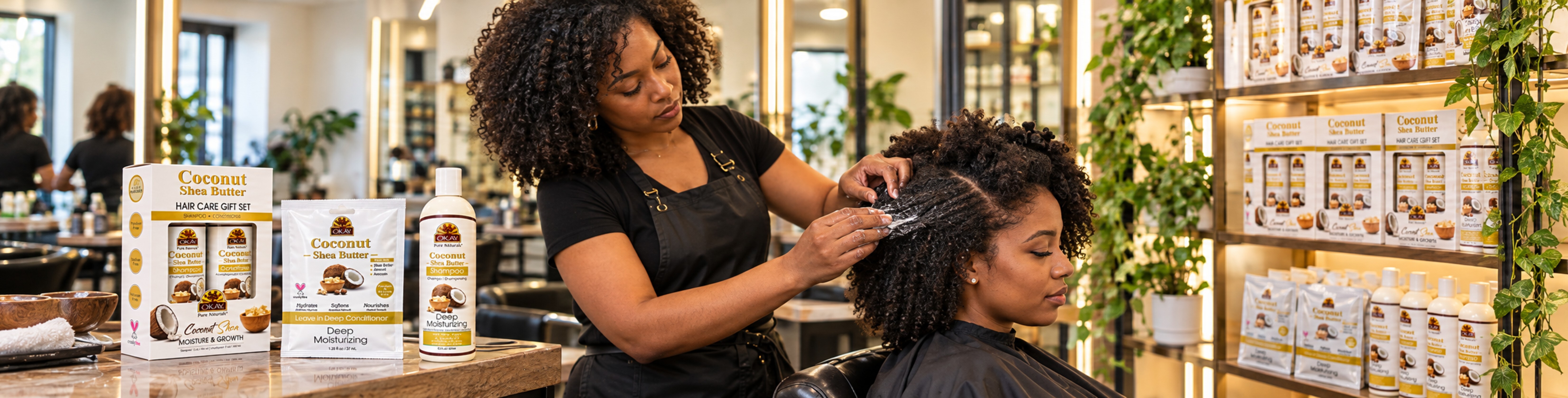Coconut Shea Butter Hair Care - OKAY Pure Naturals
