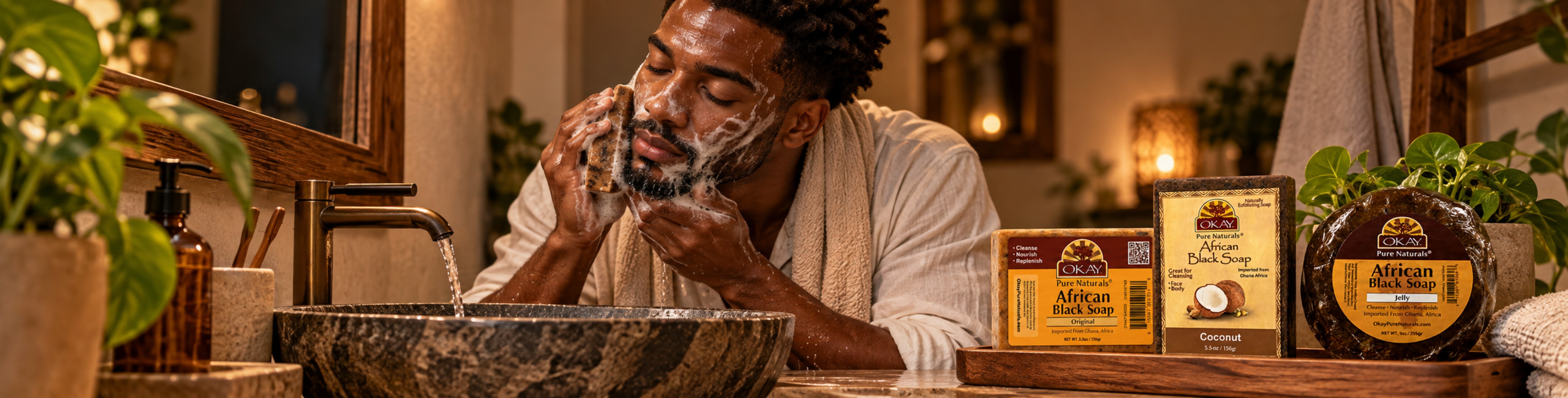 African Black Soap - OKAY Pure Naturals