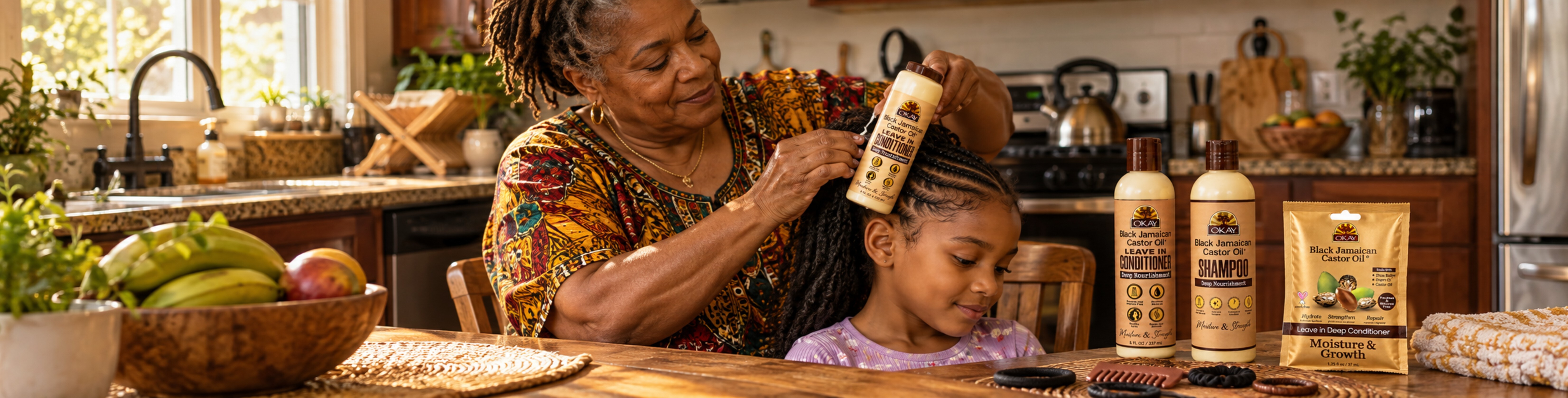 Black Jamaican Castor Oil  Hair Care - OKAY Pure Naturals