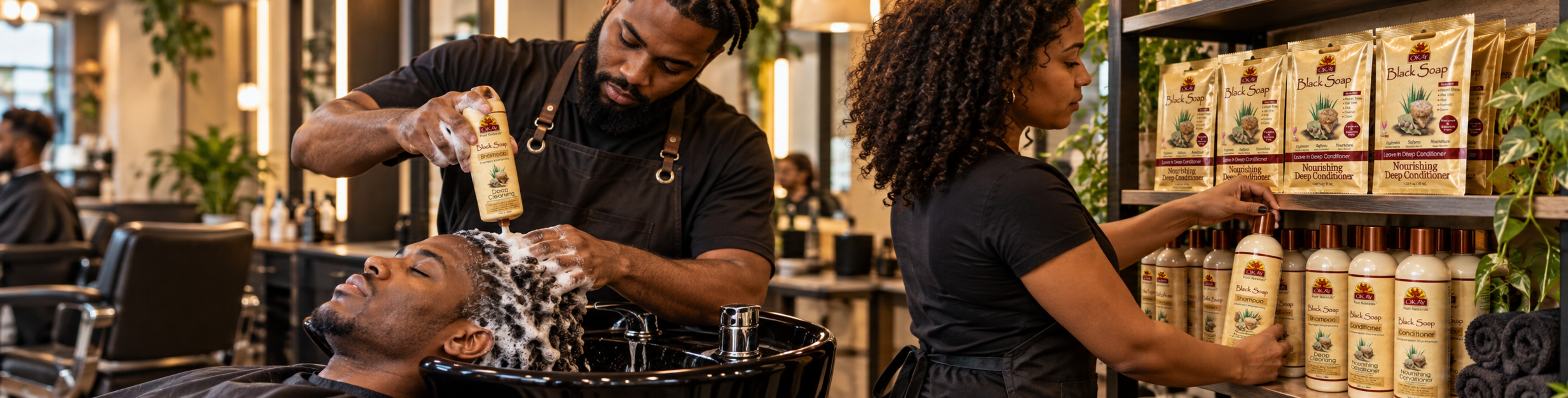 Black Soap Hair Care - OKAY Pure Naturals