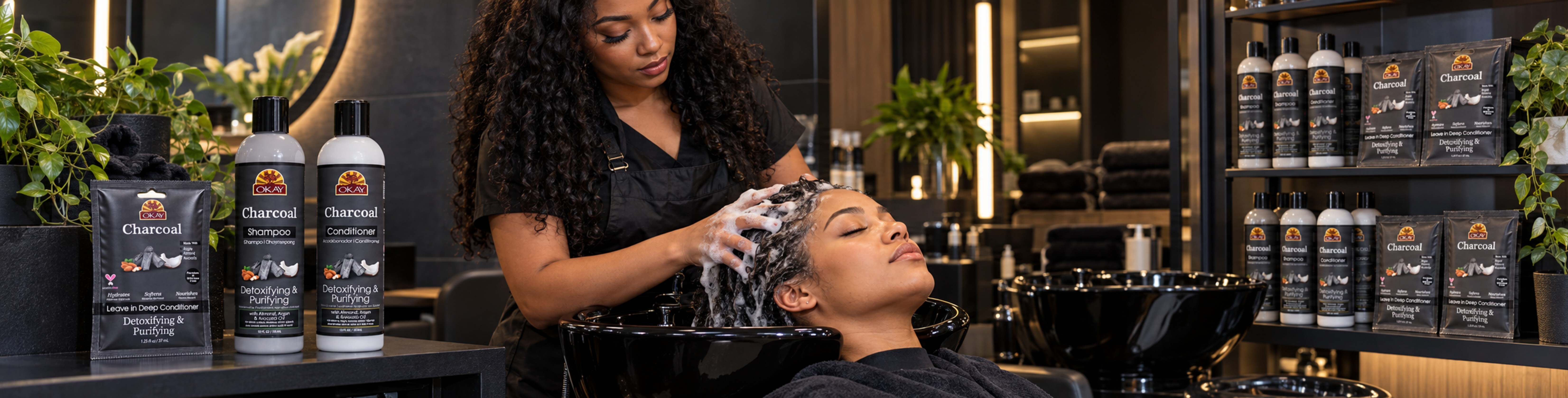 Charcoal Hair Care - OKAY Pure Naturals