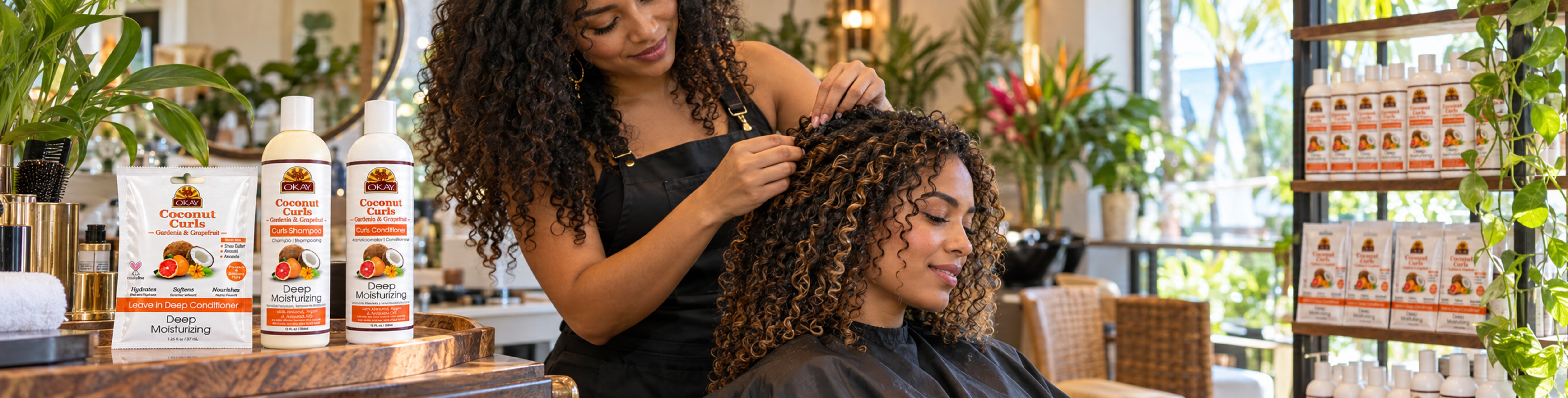 Coconut Curls Gardenia Hair care - OKAY Pure Naturals