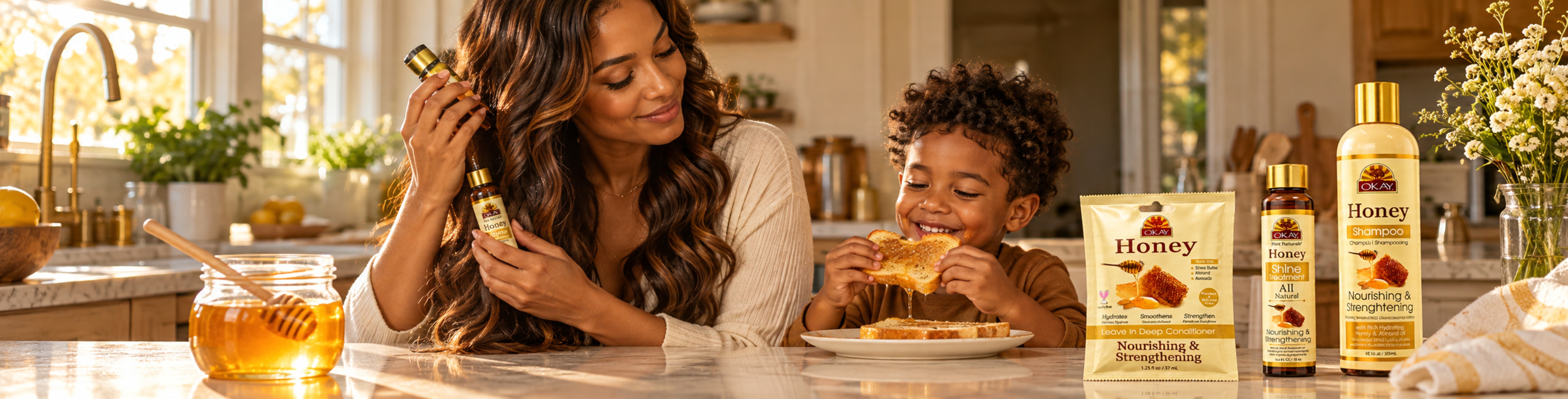Honey Hair Care - OKAY Pure Naturals