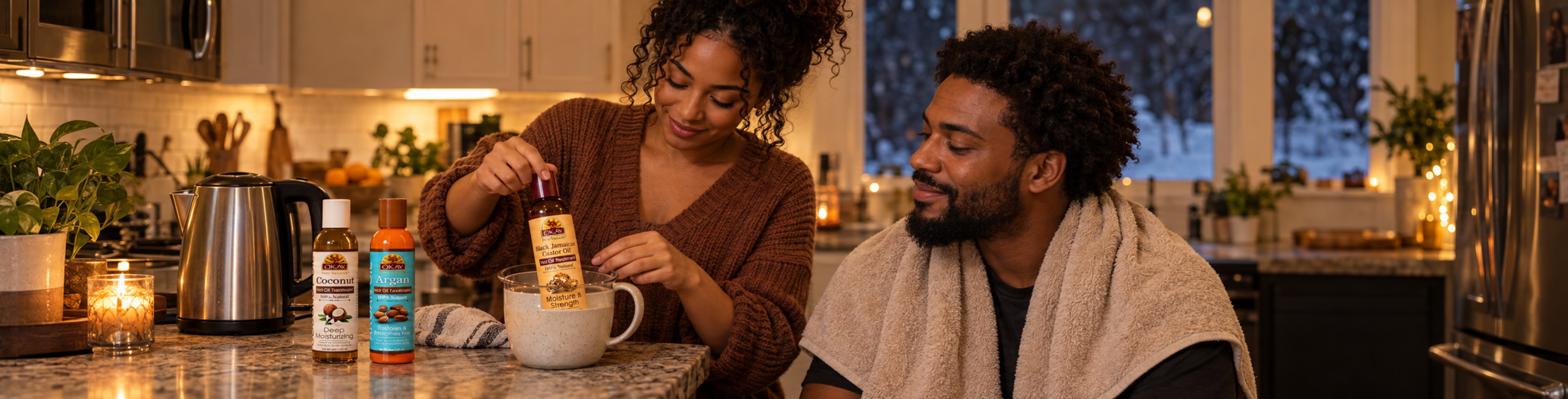 Hot Oil Treatment - OKAY Pure Naturals