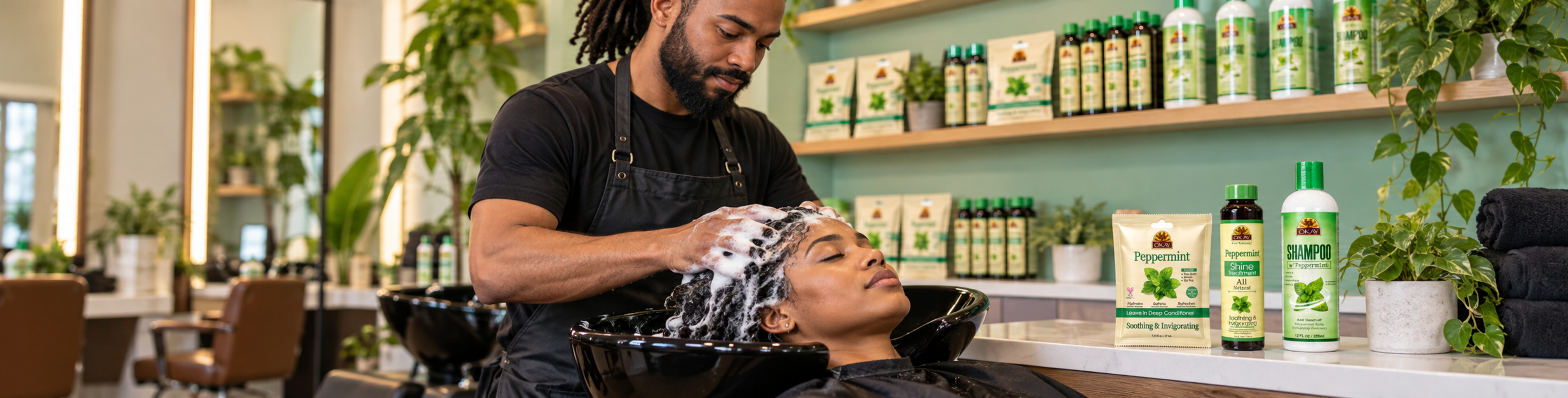 Peppermint Hair Care - OKAY Pure Naturals