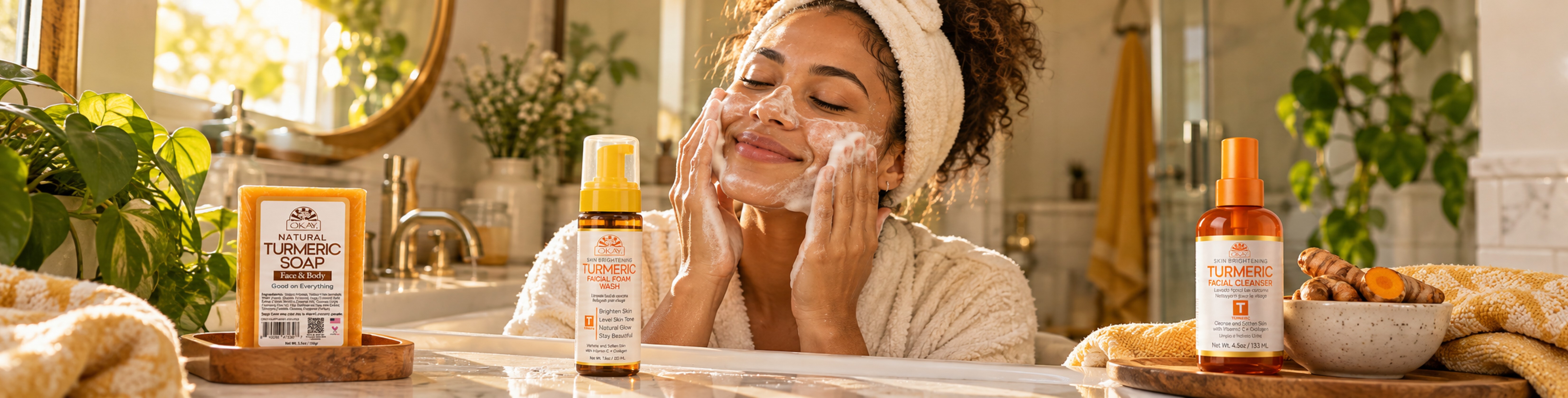 Turmeric Skin Care - OKAY Pure Naturals