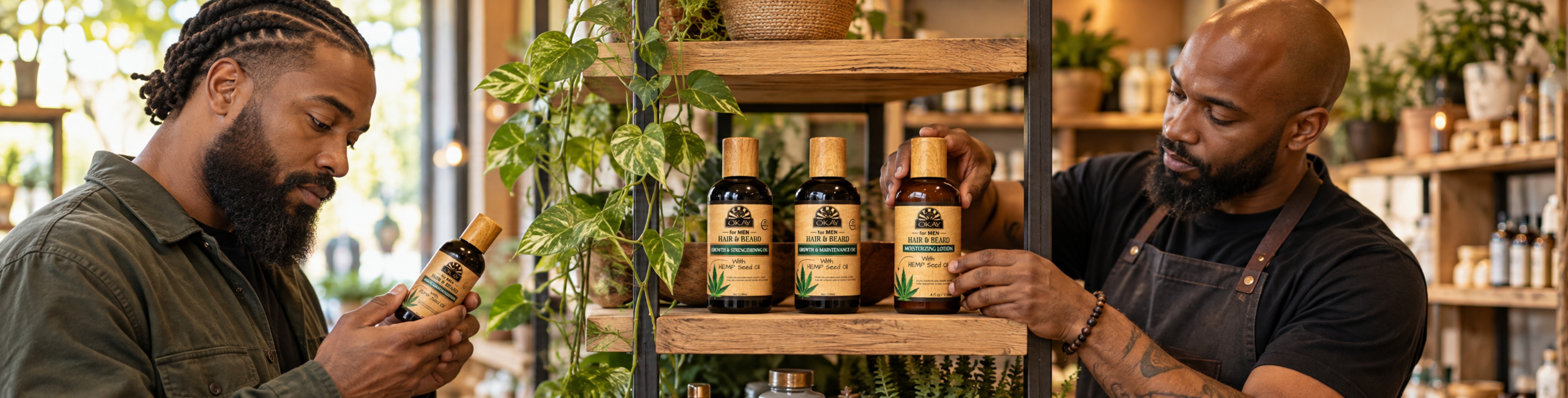 Men's Hemp Seed Oil Collection - OKAY Pure Naturals