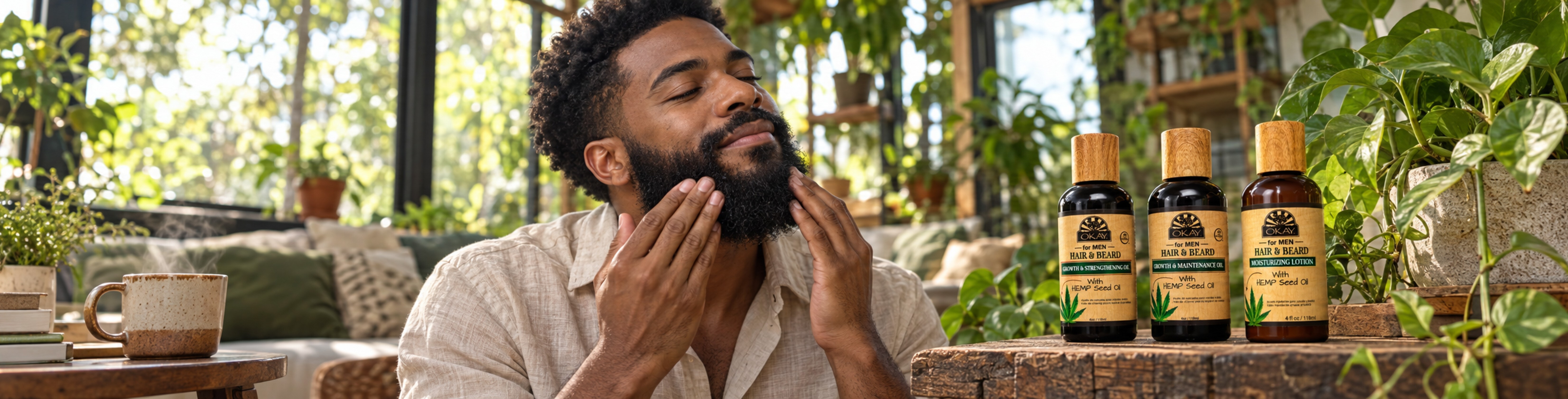 Men's Hemp Seed Oil Collection - OKAY Pure Naturals