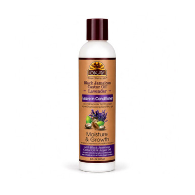 OKAY Pure Naturals Black Jamaican Castor Oil & Lavender Leave in