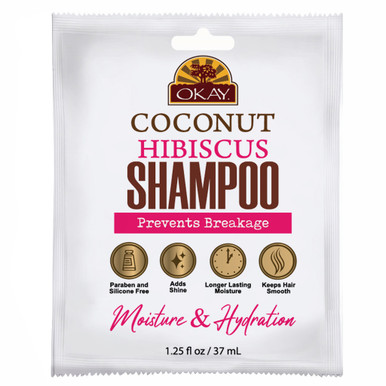 OKAY Coconut & Hibiscus Shampoo - 1.25 oz / 37 ml