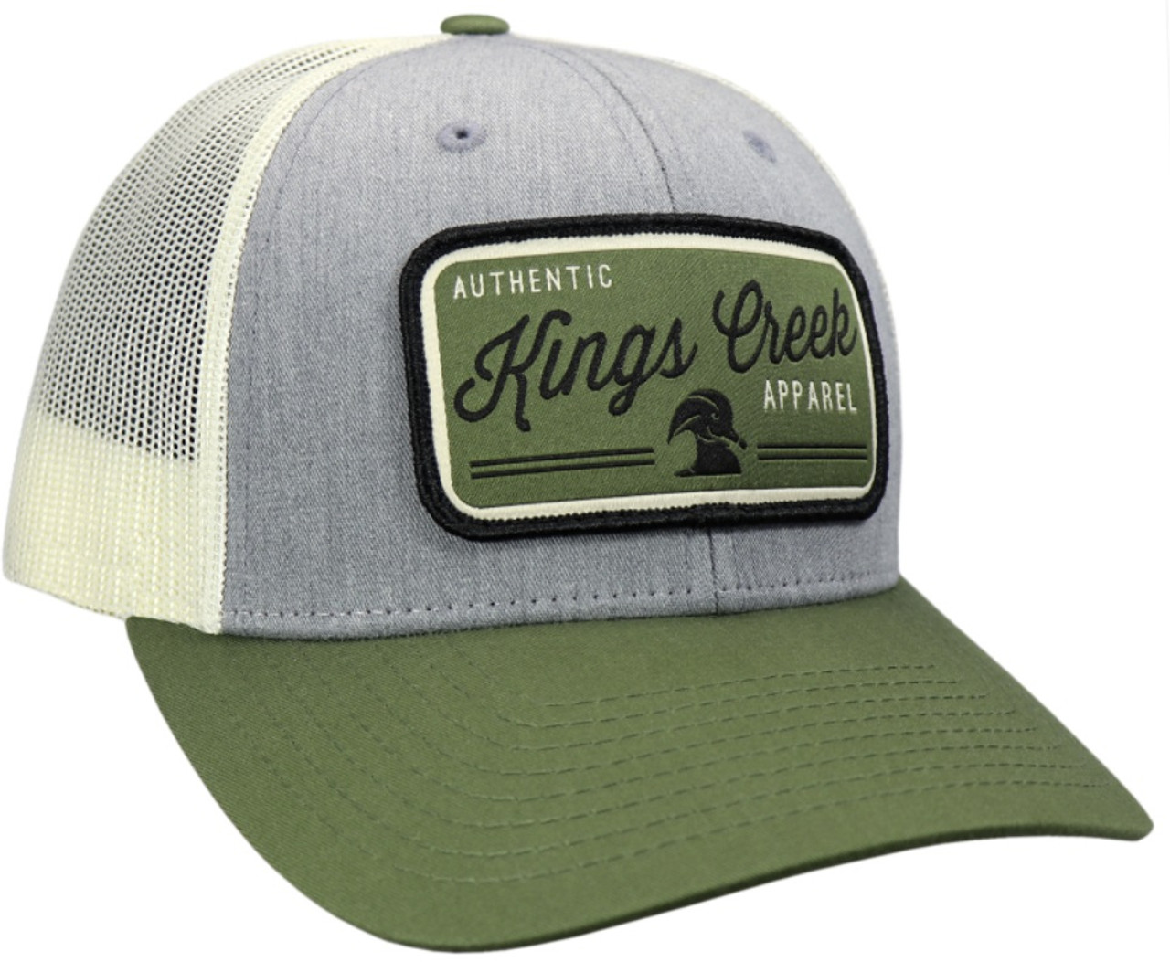 KINGS CREEK APPAREL GREEN AUTHENTIC PATCH HAT GREEN/WHITE - Pee Dee ...