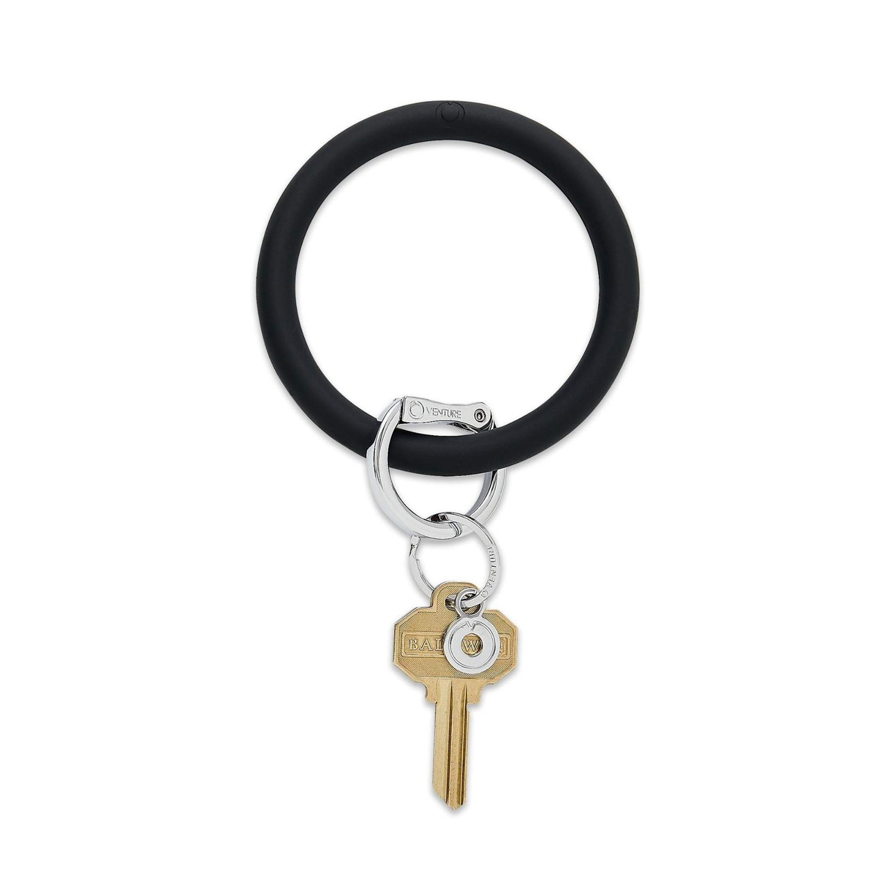 OVENTURE SILICONE BIG O KEY RING BACK IN BLACK Pee Dee Outfitters