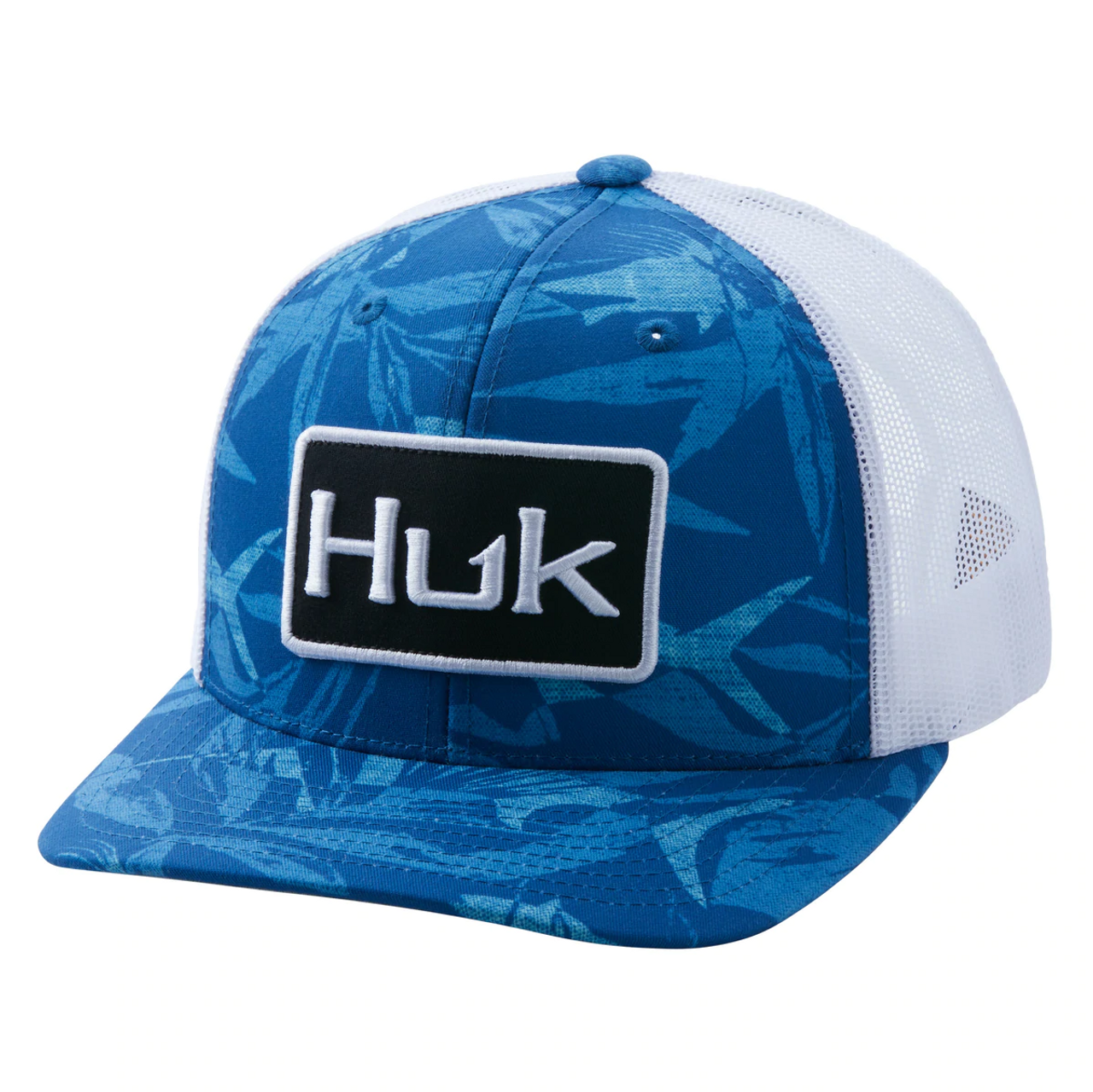 HUK OCEAN PALM TRUCKER HAT SARGASSO SEA