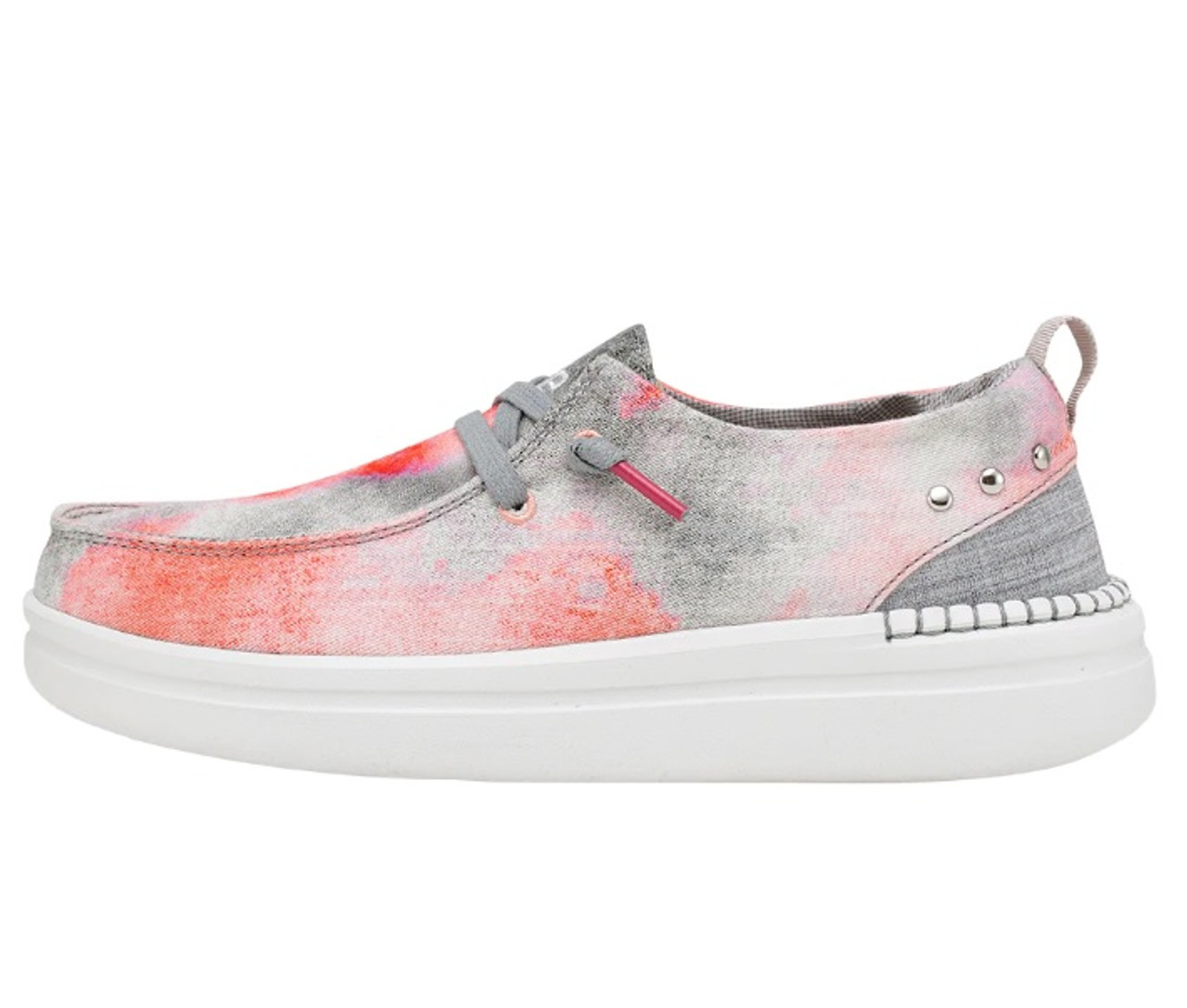 HEY DUDE WENDY RISE TIE DYE SHOE RIVET PUNCH - Pee Dee
