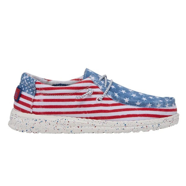 HEY DUDE WALLY STARS \u0026 STRIPES SHOE 