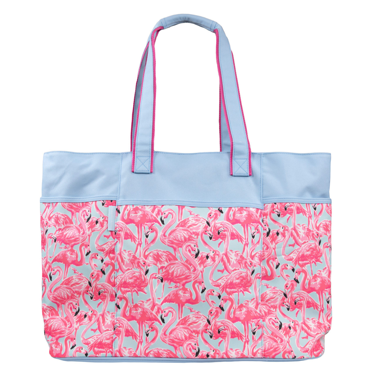 SIMPLY SOUTHERN BEACH TOTE FLAMINGO - Pee Dee Outfitters