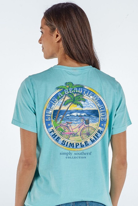 SIMPLY SOUTHERN THE SIMPLE LIFE T-SHIRT AQUA