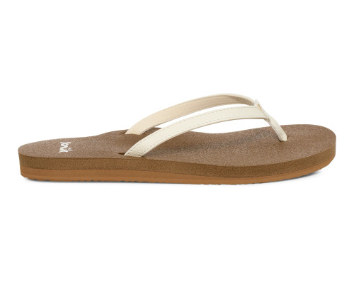 SANUK YOGA JOY II FF WHITE/TAN