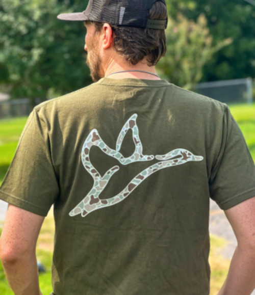 COMBAT WATERFOWL DIYALA ICON T-SHIRT ARMY