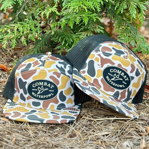 COMBAT WATERFOWL FRONT LINE 7 PANEL PATCH ZABUL CAMO HAT