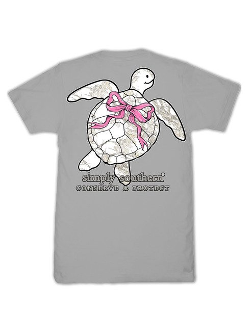 SIMPLY SOUTHERN YOUTH TRACK WHITE CAMO T-SHIRT LUNAR