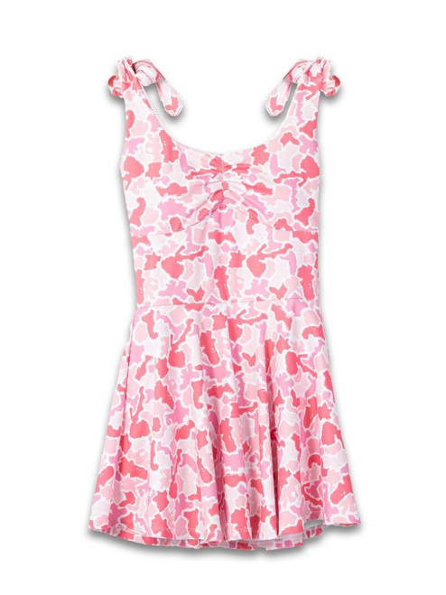 SIMPLY SOUTHERN TIE-SHOULDER SPORTS DRESS PINK CAMO