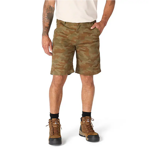 RIGBY FLEX ARMY GREEN CAMO SHORT