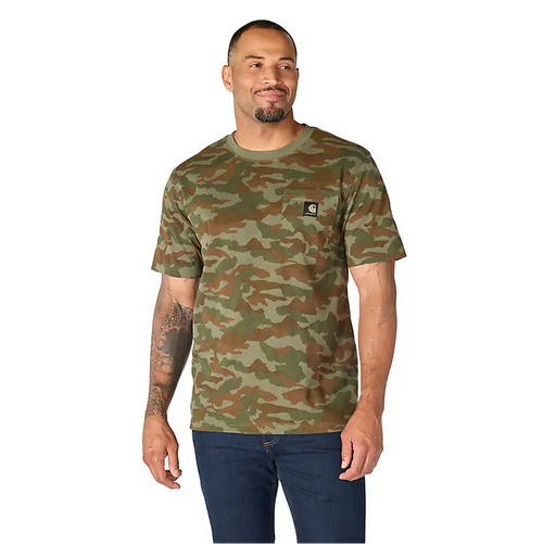 IRVINE ARMY GREEN CAMO T-SHIRT