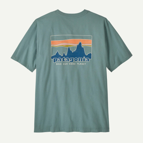 PATAGONIA MENS BLUE SAGE 73 SKYLINE T-SHIRT