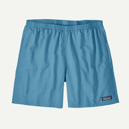 PATAGONIA MENS 5" SHORE BLUE BAGGIES SHORT
