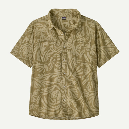 PATAGONIA MENS WEATHERED STONE BACK STEP SHIRT