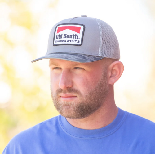 OLD SOUTH SMOKE IT GREY/THICKET CAMO HAT CUS-SMOGRE