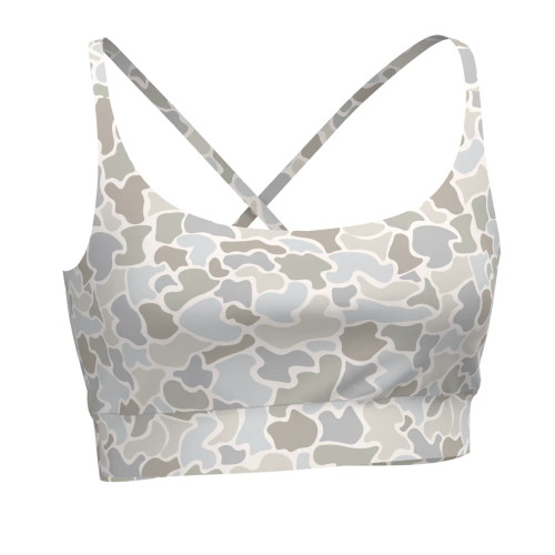 LOCAL GIRL FOREST CAMO SALTWATER SPORT BRA