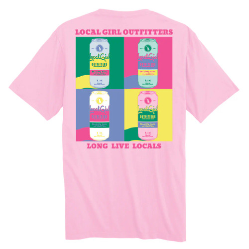 LOCAL GIRL BLOSSOM CHICO POP ART T-SHIRT