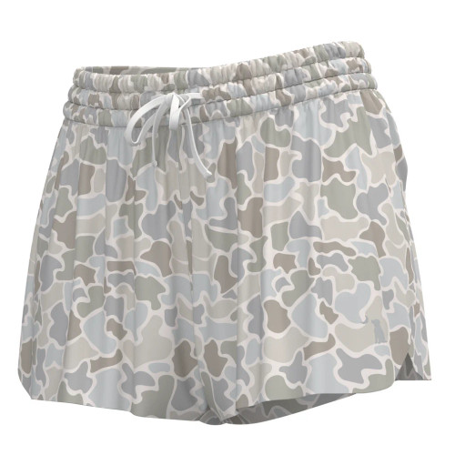 LOCAL GIRL YOUTH FOREST CAMO SALTWATER PETAL SHORT