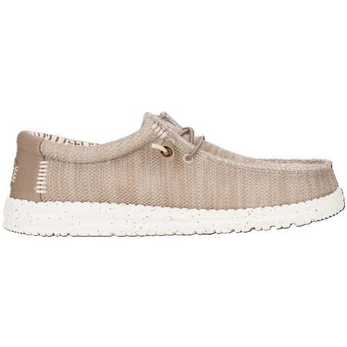 HEY DUDE WALLY STRETCH TAN SHOE