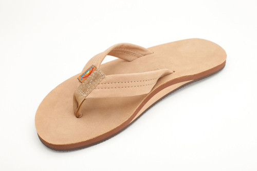 Rainbow Sandals Men Premier Leather Sierra Brown Single Layer