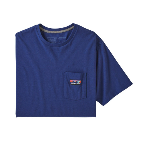 PATAGONIA BOARDSHORT PKT T-SHIRT SUPERIOR BLUE