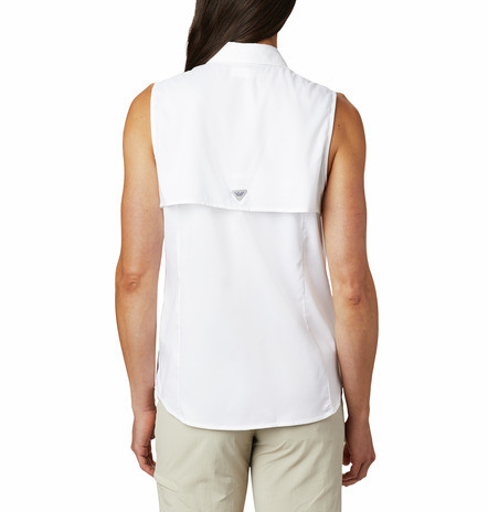W SLEEVELESS TAMIAMI SHIRT WHITE