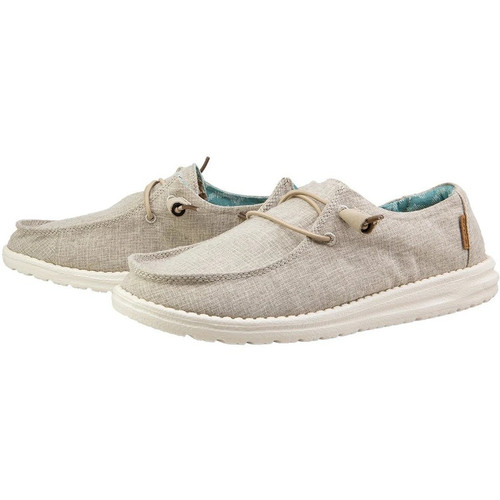 HEY DUDE WENDY CHAMBRAY SHOE BEIGE