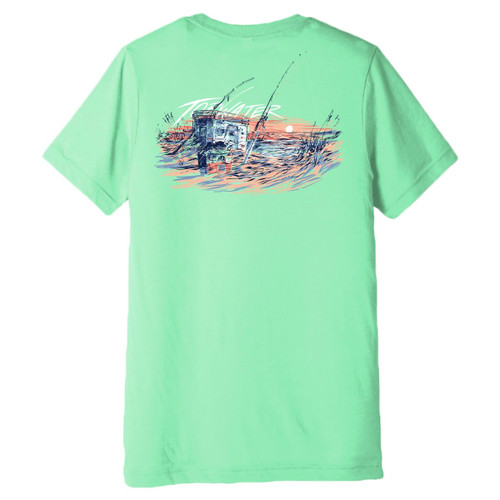 TOPWATER COOLER ON BEACH T-SHIRT MINT
