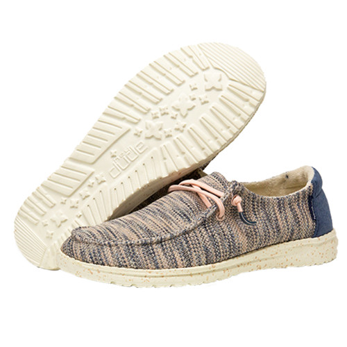 HEYDUDE WENDY SOX SHOE LIGHT PINK - Pee 