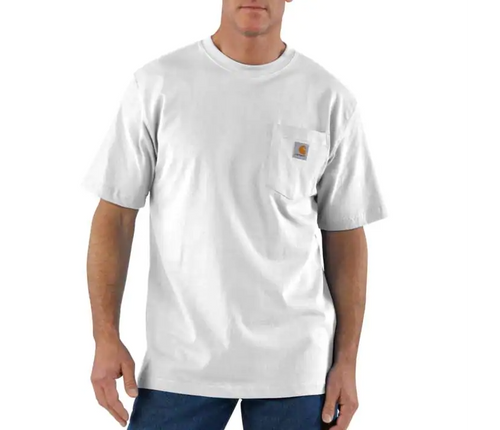 CARHARTT POCKET T-SHIRT WHITE