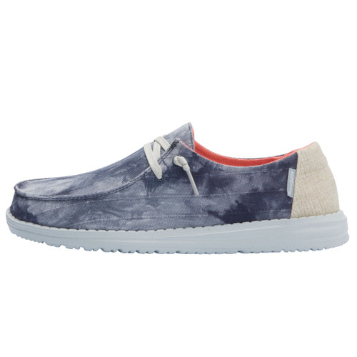HEYDUDE WENDY TIE DYE SHOE NAVY