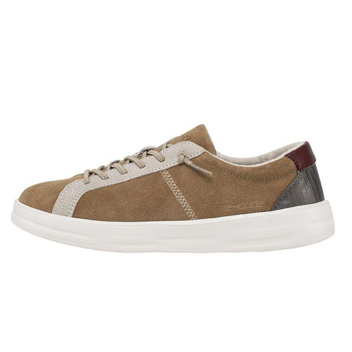 HEYDUDE KARINA SUEDE SHOE CHESTNUT