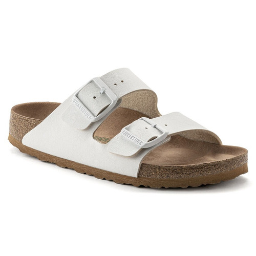 BIRKENSTOCK ARIZONA VEGAN SANDAL WHITE