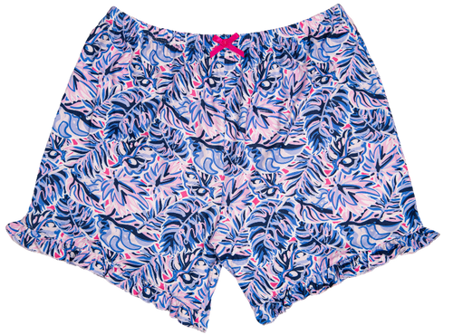 SIMPLY SOUTHERN RUFFLE SHORT LEAF