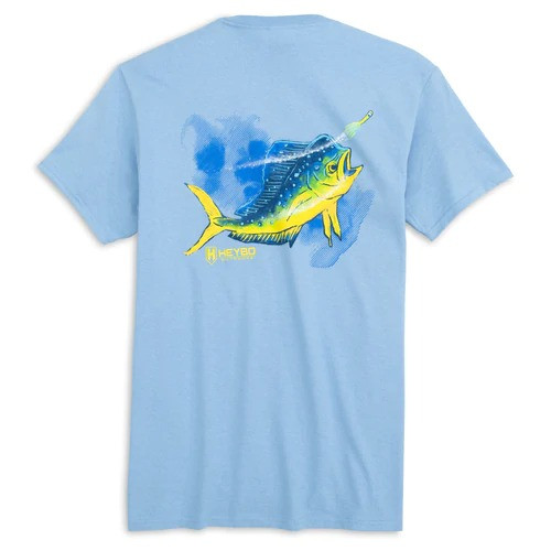 HEYBO PAINTED MAHI T-SHIRT SKY BLUE